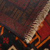 Baluchi Rug Handmade Red Geometric 4x6 ft