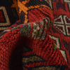 Baluchi Rug Handmade Red Geometric 4x6 ft
