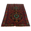 Baluchi Rug Handmade Multi Geometric 4x6 ft