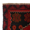 Baluchi Rug Handmade Red Geometric 4x6 ft
