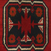 Baluchi Rug Handmade Red Geometric 4x6 ft