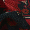 Baluchi Rug Handmade Red Geometric 4x6 ft