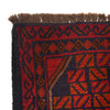 Baluchi Rug Handmade Red Geometric 4x6 ft
