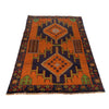 Baluchi Rug Handmade Orange Geometric 4x6 ft