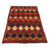 Baluchi Rug Handmade Brown Floral 4x6 ft