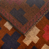Baluchi Rug Handmade Brown Floral 4x6 ft
