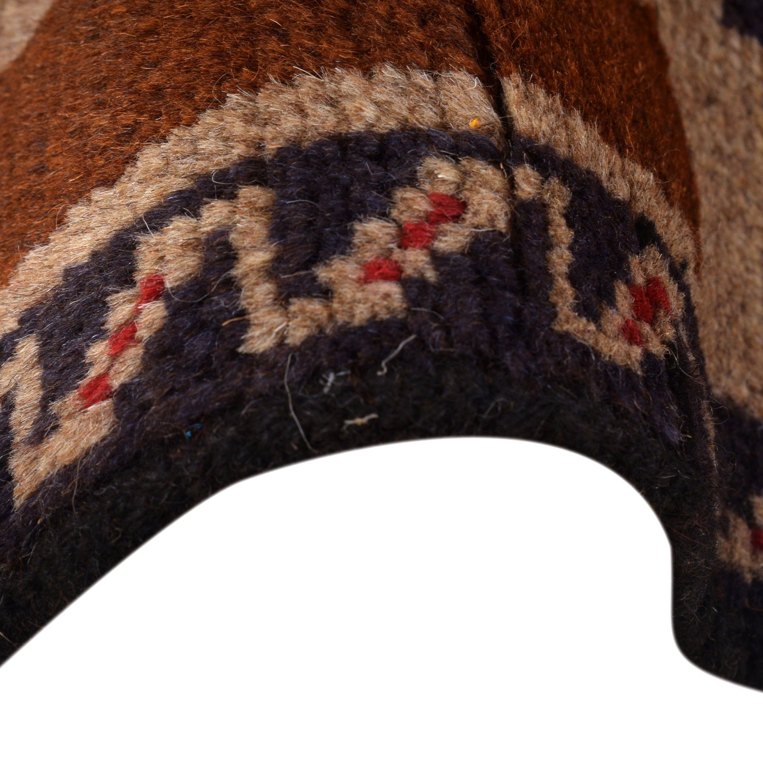 Baluchi Rug Handmade Tan Floral 4x6 ft