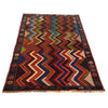 Baluchi Rug Handmade Multi Curvilinear 4x6 ft