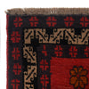 Baluchi Rug Handmade Red Geometric 4x6 ft