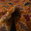 Baluchi Rug Handmade Orange Geometric 4x6 ft