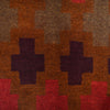 Baluchi Rug Handmade Brown Geometric 4x6 ft
