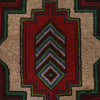 Baluchi Rug Handmade Tan Geometric 4x6 ft