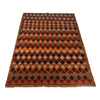 Baluchi Rug Handmade Orange Geometric 4x6 ft