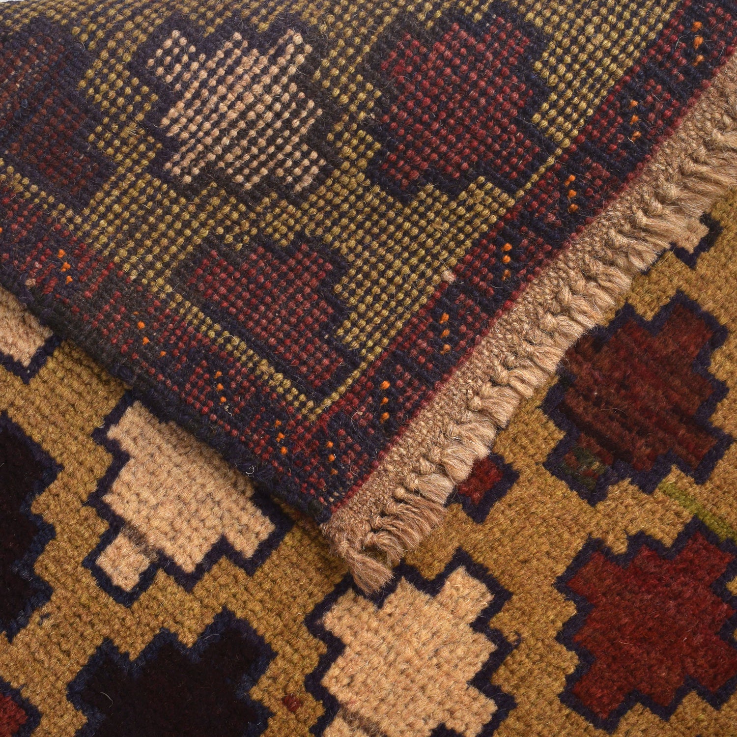 Baluchi Rug Handmade Multi Floral 4x6 ft
