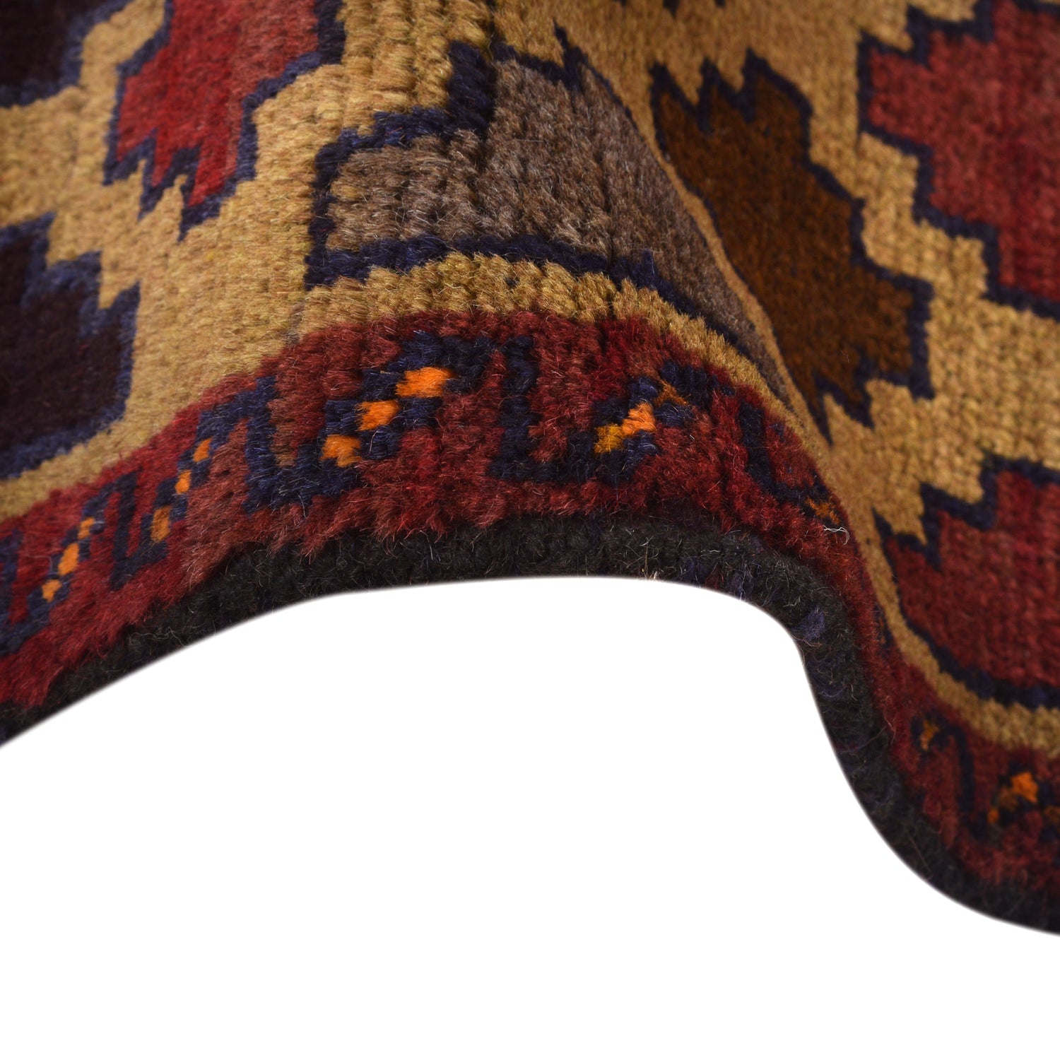 Baluchi Rug Handmade Multi Floral 4x6 ft