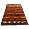 Baluchi Rug Handmade Multi Geometric 4x6 ft