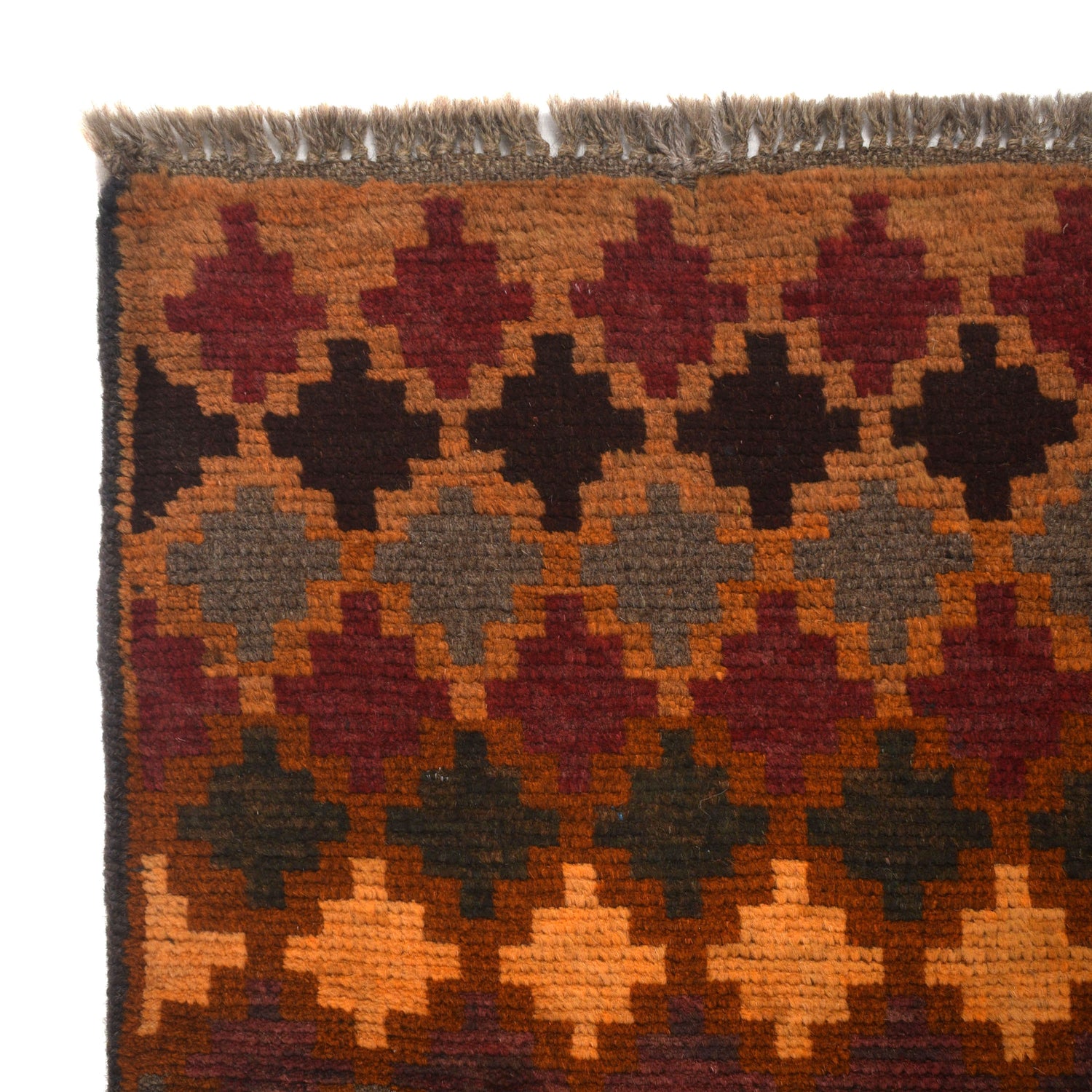 Baluchi Rug Handmade Multi Geometric 4x6 ft