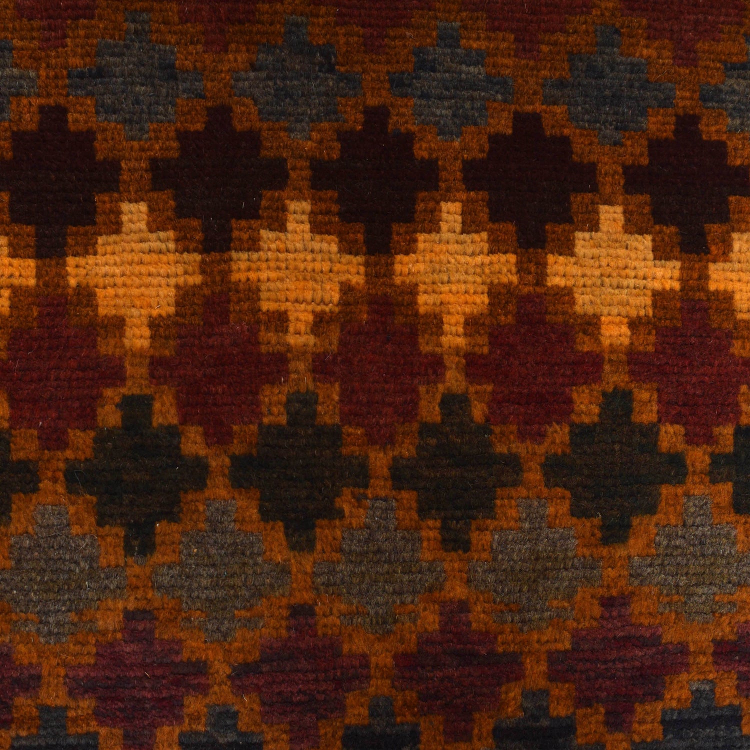 Baluchi Rug Handmade Multi Geometric 4x6 ft