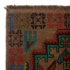 Baluchi Rug Handmade Light Brown Geometric 4x6 ft