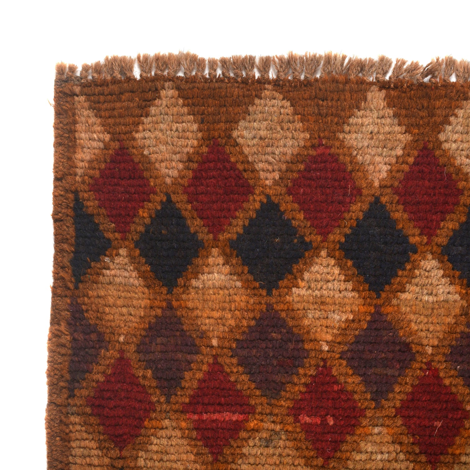 Baluchi Rug Handmade Orange Geometric 4x6 ft
