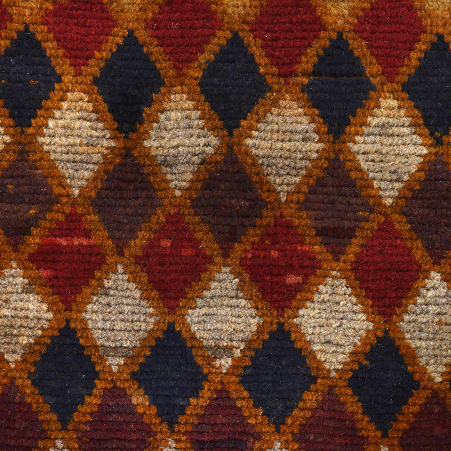 Baluchi Rug Handmade Orange Geometric 4x6 ft