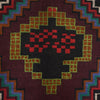 Baluchi Rug Handmade Black Geometric 4x6 ft