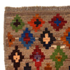 Baluchi Rug Handmade Tan Floral 4x6 ft