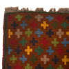 Baluchi Rug Handmade Brown Floral 4x6 ft