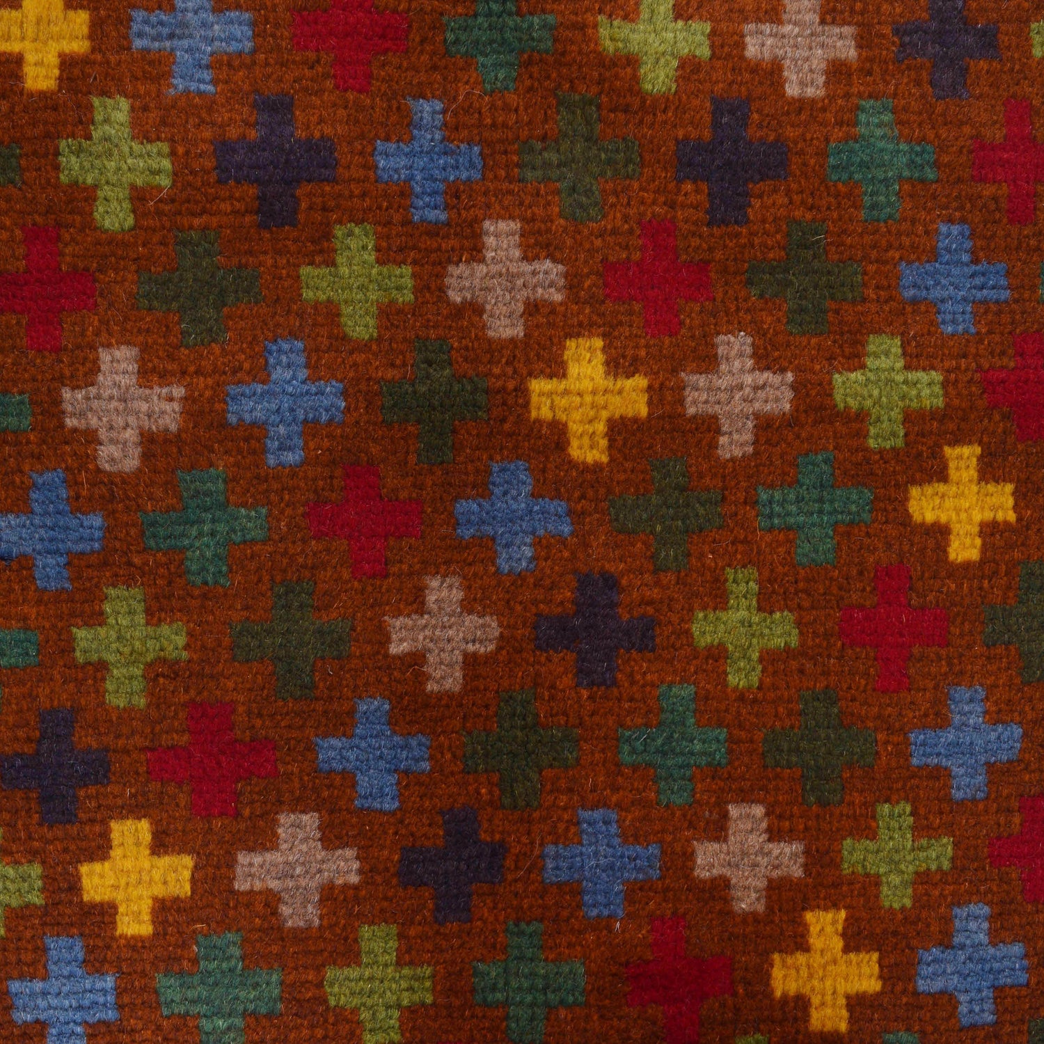 Baluchi Rug Handmade Brown Floral 4x6 ft