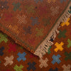 Baluchi Rug Handmade Brown Floral 4x6 ft