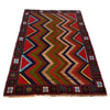 Baluchi Rug Handmade Multi Curvilinear 4x6 ft
