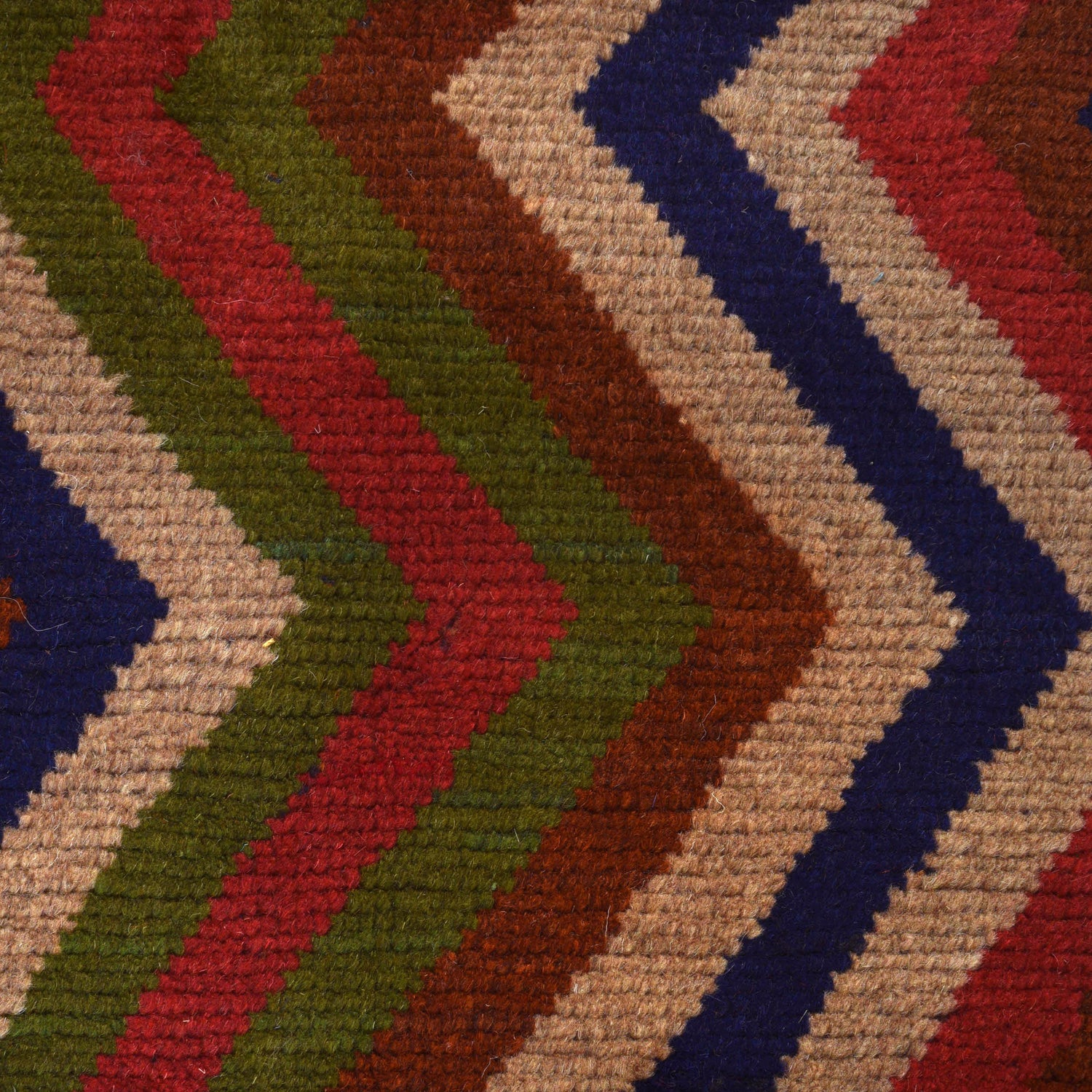 Baluchi Rug Handmade Multi Curvilinear 4x6 ft