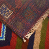 Baluchi Rug Handmade Multi Curvilinear 4x6 ft