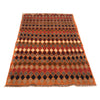 Baluchi Rug Handmade Orange Geometric 4x6 ft