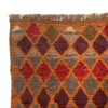 Baluchi Rug Handmade Orange Geometric 4x6 ft