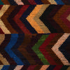Baluchi Rug Handmade Multi Curvilinear 4x6 ft