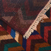 Baluchi Rug Handmade Multi Curvilinear 4x6 ft