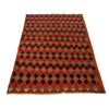 Baluchi Rug Handmade Orange Geometric 4x6 ft