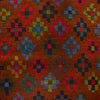 Baluchi Rug Handmade Brown Geometric 4x6 ft