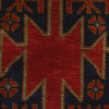 Baluchi Rug Handmade Red Floral 4x6 ft