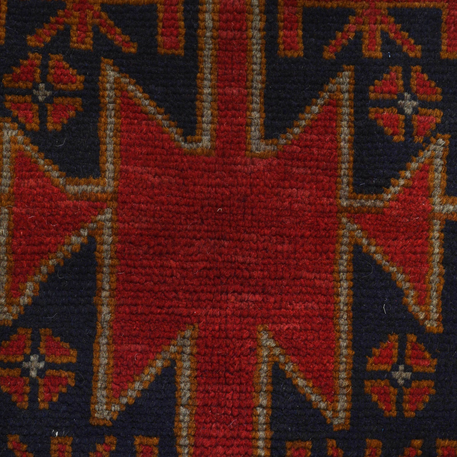 Baluchi Rug Handmade Red Floral 4x6 ft