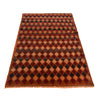 Baluchi Rug Handmade Orange Geometric 4x6 ft