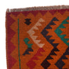 Baluchi Rug Handmade Orange Geometric 4x6 ft