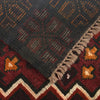 Baluchi Rug Handmade Deep Red Geometric 4x6 ft