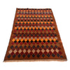 Baluchi Rug Handmade Light Brown Geometric 4x6 ft
