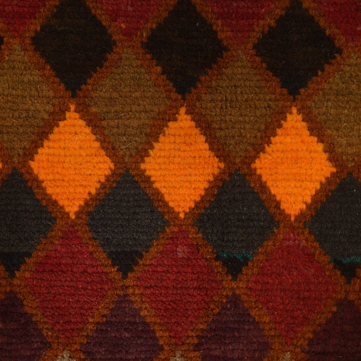 Baluchi Rug Handmade Light Brown Geometric 4x6 ft