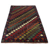 Baluchi Rug Handmade Dark Blue Geometric 4x6 ft