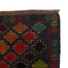 Baluchi Rug Handmade Dark Blue Geometric 4x6 ft
