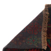 Baluchi Rug Handmade Black Geometric 4x6 ft