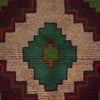 Baluchi Rug Handmade Tan Geometric 4x6 ft